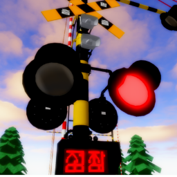 korean railroad crossing.