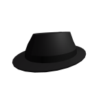 Black Shiny Fedora