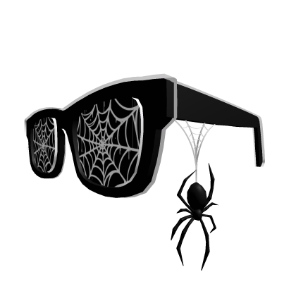 [ANIMATED] Spider Web Sunglasses - Halloween