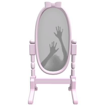 ♡ ◦ creepy-cute haunted mirror (pink)