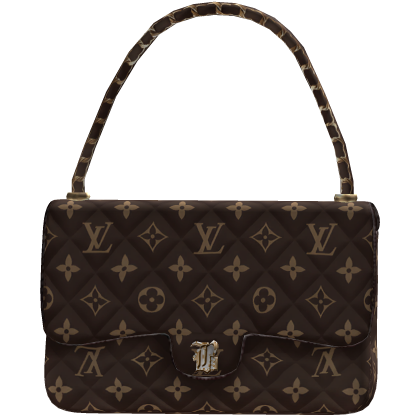 Designer Luxury Rich LV Brown Purse 3.0 Roblox item