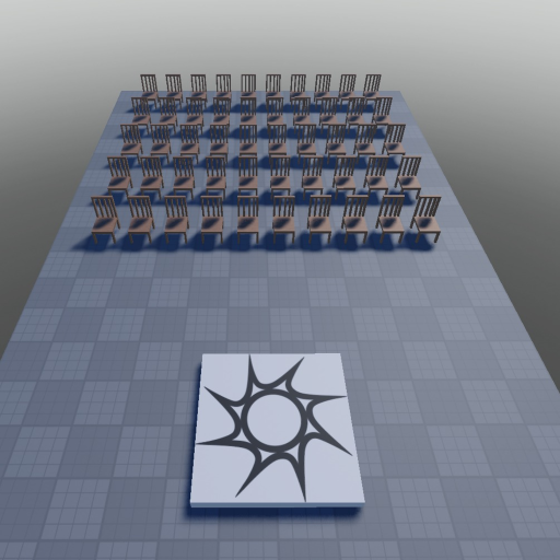 50 Chairs for 50 Players