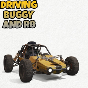 Driving Buggy And R8 [HELICOPTER AND GRAPPLE GUN]