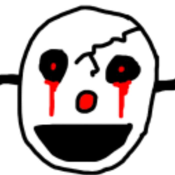 Creepy clown mask for my game! Roblox decal