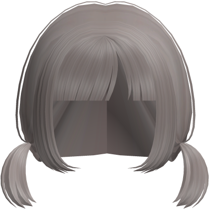 ♡ : baby pretty small pigtails in ash thumbnail