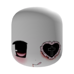 ♡ Cute Pink Face With Eyepatch ｡ ｡ “(ノ _ <,, )