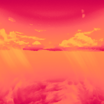 Magenta-Orange Sky
