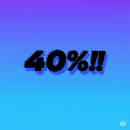 40%!!