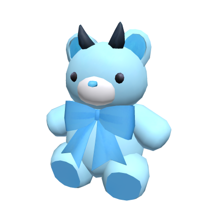 Blue Demon Teddy Bear