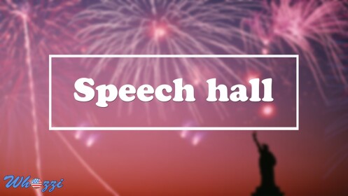 [USA] Whazzi for America | Speech Hall