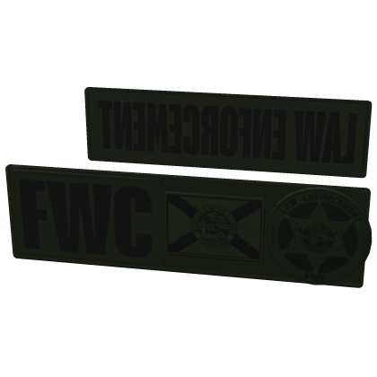 B/G Florida FWC Officer Patches (LBV)