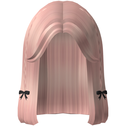 Pink Preppy Bowed School Girl Hair Roblox item