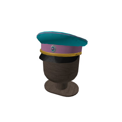 Pink Island Police Officer Hat Middle Ranks