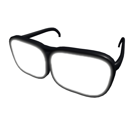 Glowing Oversized Eyeglasses (Low)(Glows in game)