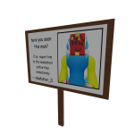Exotic Warning Sign