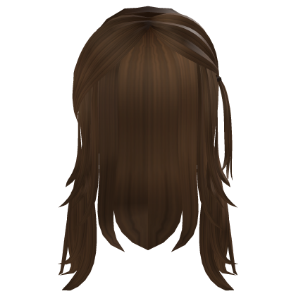 cute straight brown japanese moe hair   Roblox item