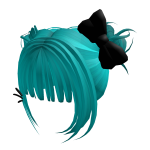 Green Cat Hair with Bow