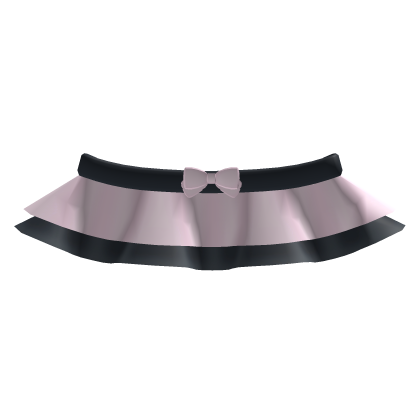cute matching pink black bow skirt Roblox item