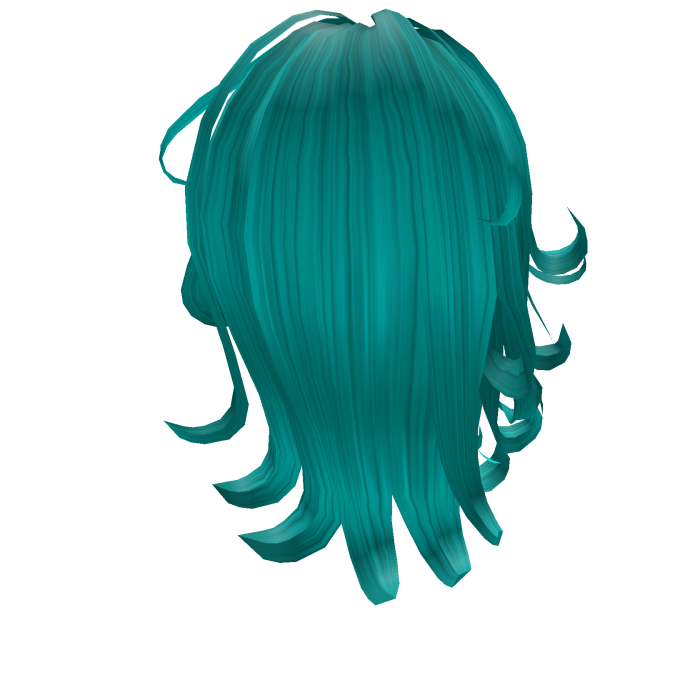 Gyaru Bouncy Layered Curls Aquamarine