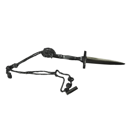 Old Sterling Silver Dagger Chain  Roblox item