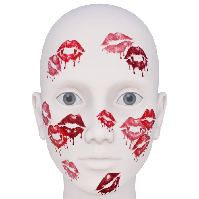 Halloween Vampire Kiss Marks