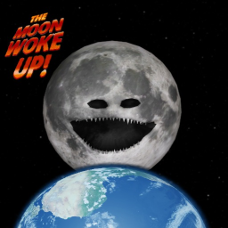 The moon woke up!!!