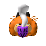 Puffing Orange Cat