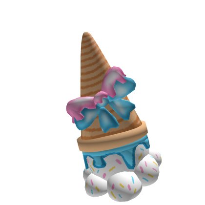 Sweet sprinkle pastel ice cream hat!