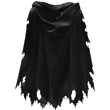 Grey Grim Reaper Torn Cape W Hood Roblox item