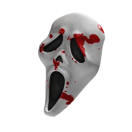 Screaming Ghostface Mask with Paint RIGHT