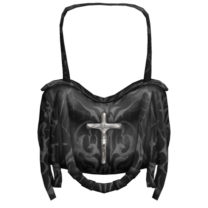 Black Grunge Emo Strapped Handbag 1.0