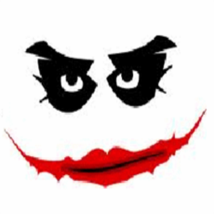 Joker's face Roblox decal