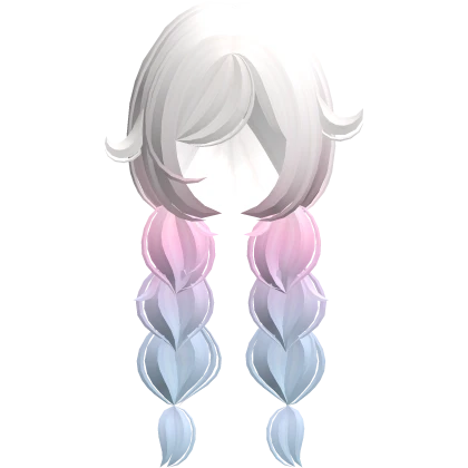 adorable cotton candy winter braids | Roblox Item - Rolimon's