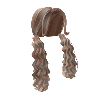 Long & Low Curly Ponies in Light Caramel Roblox item