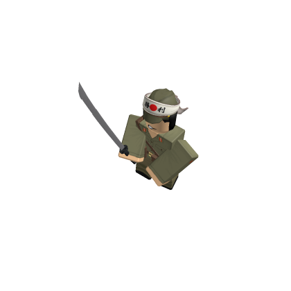 Japanese Officer with Katana