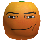 Man Face Orange