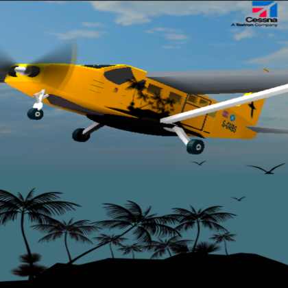 [FREE] Cessna 208 Grand Caravan Poster (FlyScott) Roblox decal