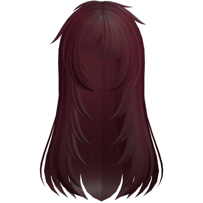 🖤 layered messy fallen angel hair in red