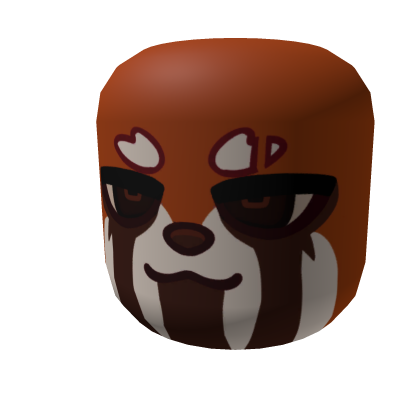 Red Panda Face - (Chill) Roblox item