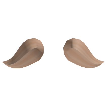 Blonde Droopy Ear-Shaped Hair Attatchment Roblox item
