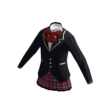 Japanese Anime Uniform in Red and Blue thumbnail