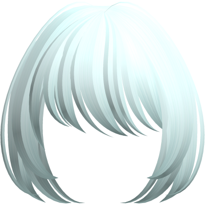kawaii turquoise moe bangs anime