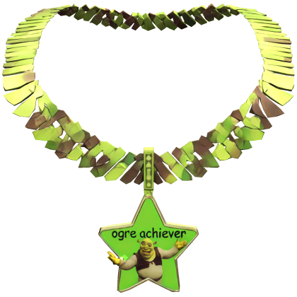 Iced Out Shrek Pun Ogre Achiever Chain 1.0