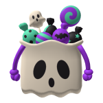 Trick or Treat Halloween Ghost Bag