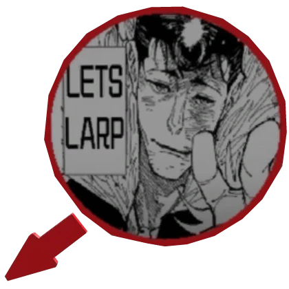 ''LETS LARP'' Ryu Red Pointing Jane Juliet | Roblox Item - Rolimon's