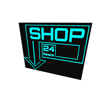 Shop sign neon