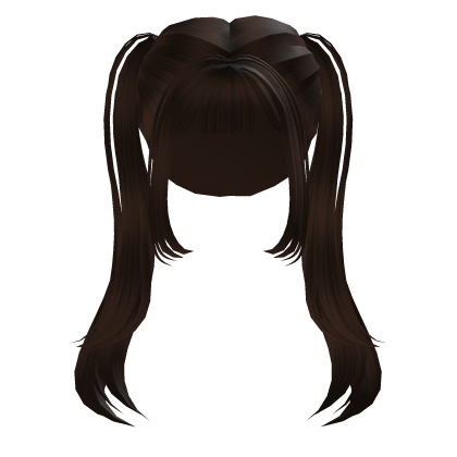 Brown Anime Celebrity Pigtails