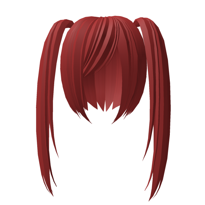 red emo vkei scene goth pigtails