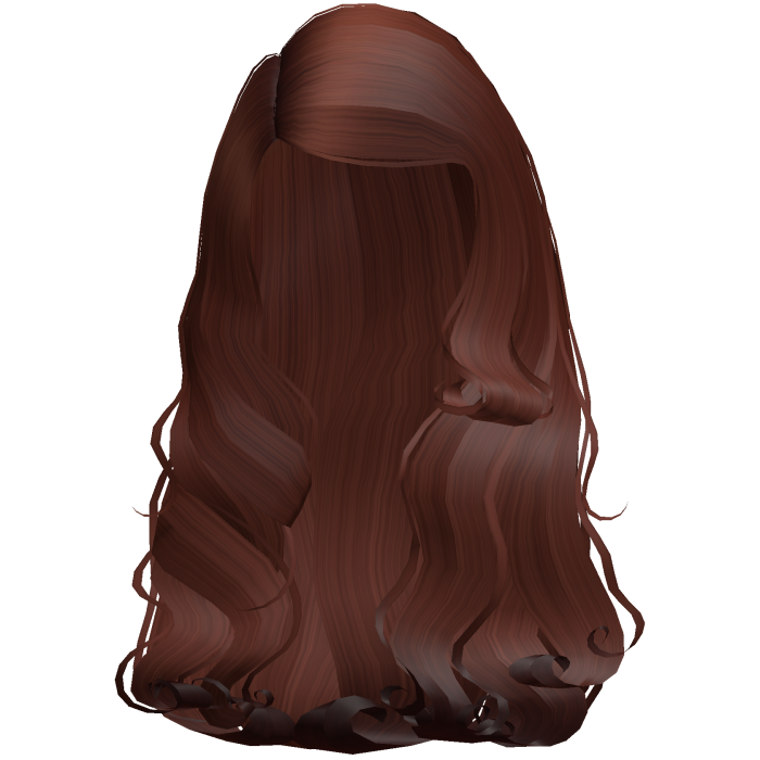 soft brushed-out doll waves (red)
