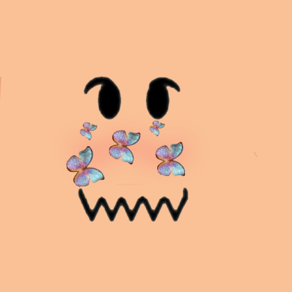 Butterfly face Roblox decal